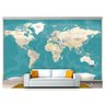 Papel De Parede Mapa Mundi Nmu18 - 1