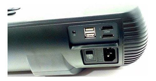 Projetor 4000 Lumens Datashow LED Cinema HDMI USB Vga Av RCA - 4