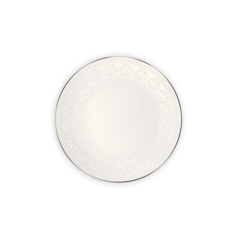 Prato Raso Cerâmica 26,2cm Harmony Branco