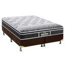 Ver imagem 1 de Cama Box Queen: Colchão Ortopédico Probel D28/EP Guarda Costas Prómiddle Plus + Base CRC Suede Brown