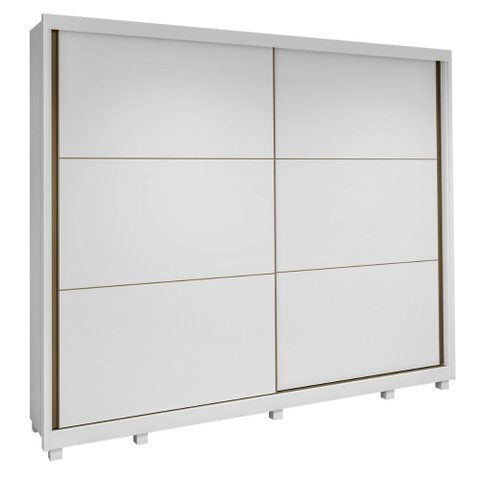 Guarda Roupa Easy Max 2 Portas sem Espelho Branco Lopas