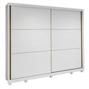 Ver imagem 1 de Guarda Roupa Easy Max 2 Portas sem Espelho Branco Lopas
