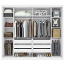 Ver imagem 6 de Guarda Roupa Easy Max 2 Portas sem Espelho Branco Lopas