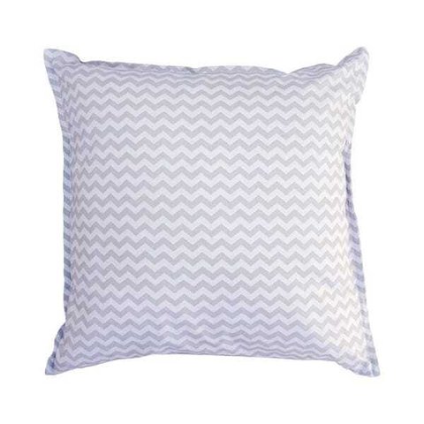 Capa de almofada VivaIN infantil chevron cinza e branco