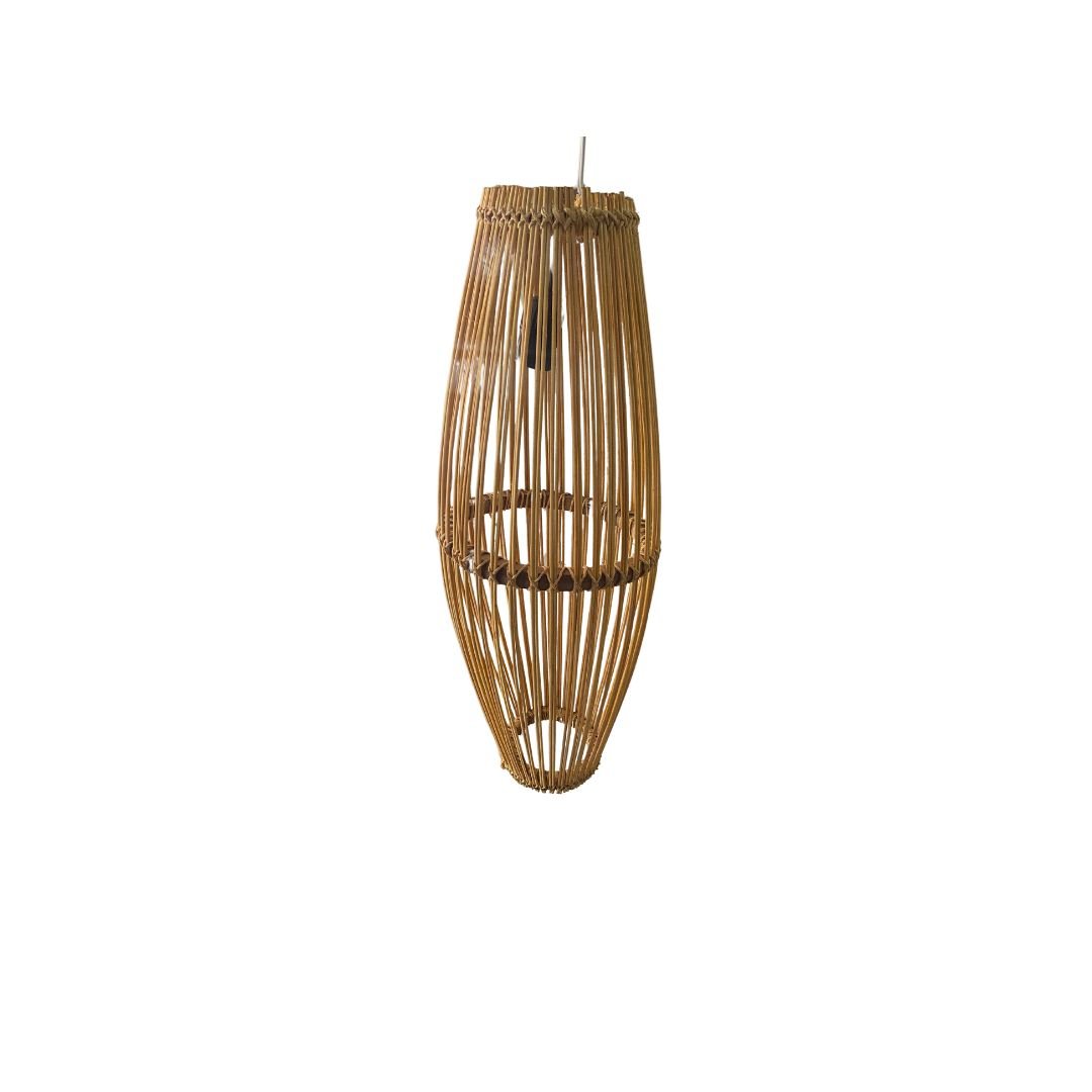 Luminária Pendente de Varetas de Bambu - 70cm - 5