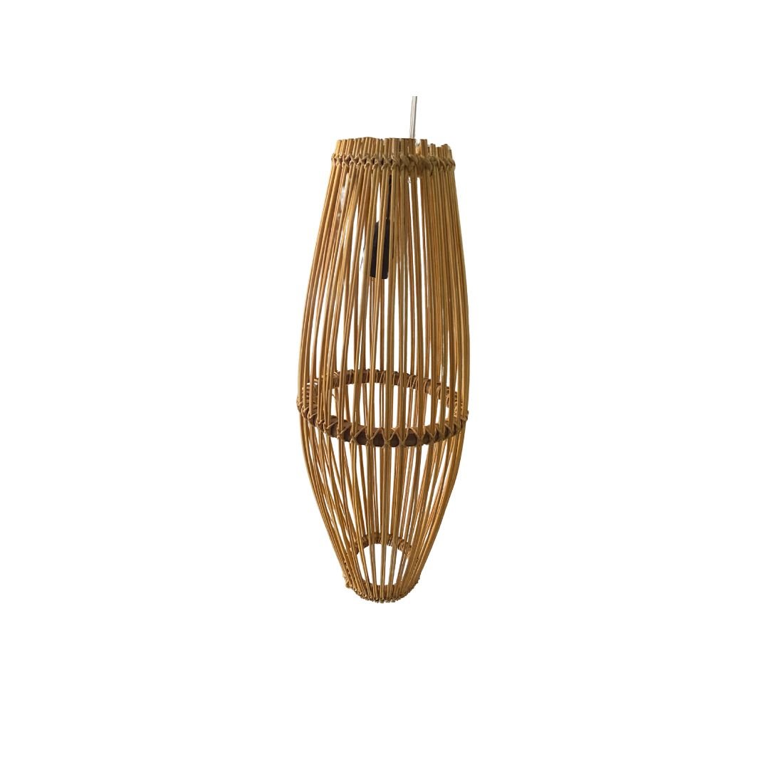 Luminária Pendente de Varetas de Bambu - 70cm - 4