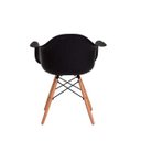 Ver imagem 7 de Kit Eiffel 4 Cadeiras Eames + 2 Cadeiras Eames com Braço Preta Base Madeira Sala Cozinha Jantar