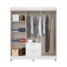 Guarda-Roupa Casal 6 Portas 2 Gavetas Tóquio Poquema Móveis - 3