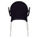 Ver imagem 4 de Cadeira Tramontina Grace Empilhável Preto em Polipropileno Pés Alumínio