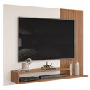 Ver imagem 1 de Painel Para Tv Até 50 Polegadas Nando D04 Freijó/Off White - Mpozenato