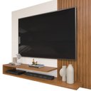 Ver imagem 3 de Painel Para Tv Até 50 Polegadas Nando D04 Freijó/Off White - Mpozenato