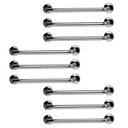 Ver imagem 1 de Barra de Apoio 60cm Aço Inox Kit 9 Unidades Suporte Idoso Cadeirante Gestante Criança Acessibilidade