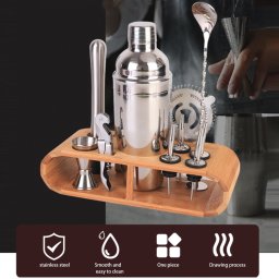 Kit Bar 12 Peças Inox Coqueteleira 550ml Barman Caipirinha Lorben - 6