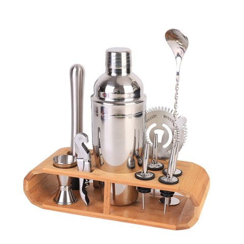 Kit Bar 12 Peças Inox Coqueteleira 550ml Barman Caipirinha Lorben