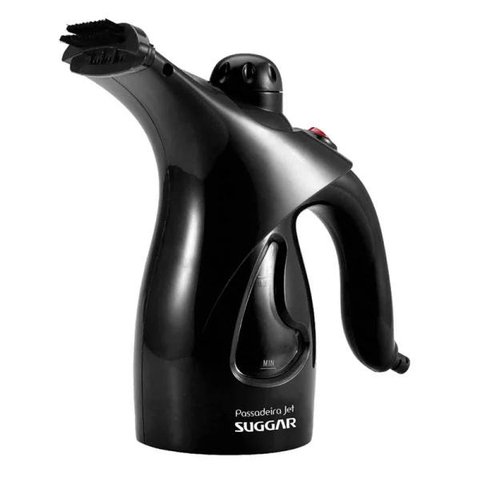 Passadeira de Roupas Jet Portátil Preta Bivolt Suggar Pv1000Pt