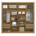 Ver imagem 4 de Guarda Roupa 8 Portas Zuri Ele e Ela Cinamomo