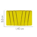 Ver imagem 2 de Painel Estofada Bélgica 140CM Casal Suede Amarelo - D A DECOR