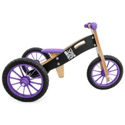 Triciclo 2 em 1 (vira bicicleta de Equilíbrio) LOUSA ROXA - 4