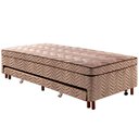 Ver imagem 4 de Cama Box c/Auxiliar Conjugado Solteiro: Colchão Molas Extrapedic Sublime Clean (88x188x47) Paropas