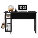 Ver imagem 2 de Mesa para Escritório 3875 Ambiente Preto Fosco - Qmovi
