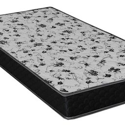 Cama Box Baú Solteiro Colchão Espuma D33 Bordado + Box Suede Preta 59x78x188 - 2
