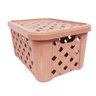 Organizador Cosmético Maquiagem Luxo + Caixa Rattan 24x17cm - 7