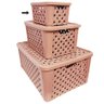 Organizador Cosmético Maquiagem Luxo + Caixa Rattan 24x17cm - 10