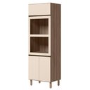 Ver imagem 1 de Torre Quente para Forno e Microondas MDF 72x221 cm Kali 168661 Carvalho Toq Off White Nicioli