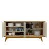 Buffet com LED Requinte 160 Naturale Off White - Gelius - 3