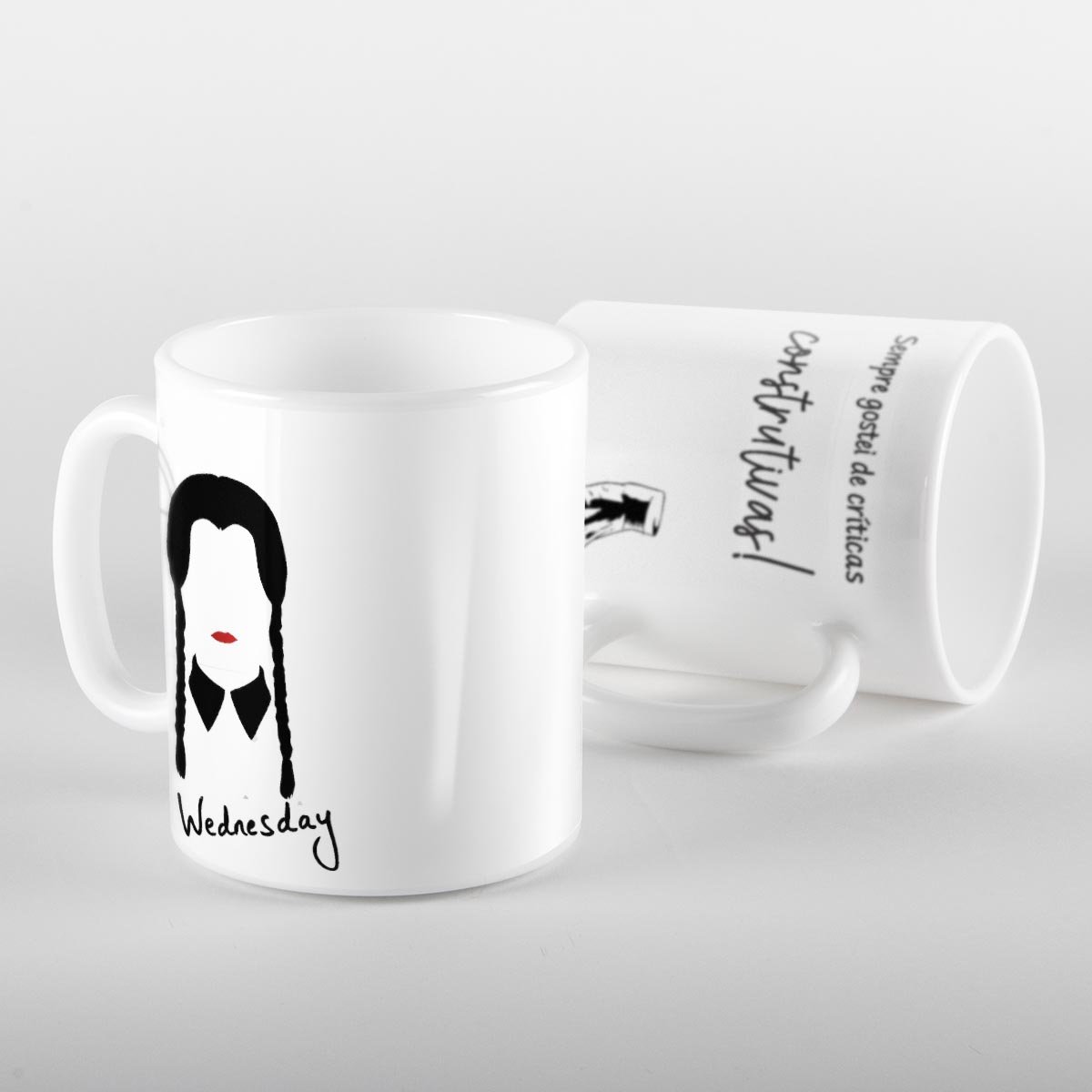 Caneca wednesday wandinha criticas construtivas - 1