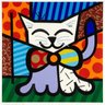 Quadro Romero Britto Gatinho - 1