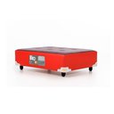 Ver imagem 1 de Colchão Pet Cachorro Gato Mediopet Bed Marrom Vermelho 60x80x19
