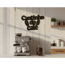 Ver imagem 2 de Placa Decorativa Cantinho do Café em Mdf Preto M005