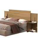 Ver imagem 2 de Cabeçeira Casal Box Áustria 100% MDF Multimídias p/ 138/158 cm -Basoto:Amendoa
