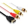 CABO HDMI PARA AUDIO E VIDEO 3 RCA COM 2 METROS - 2