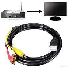 CABO HDMI PARA AUDIO E VIDEO 3 RCA COM 2 METROS - 5