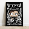 Quadro Decorativo Rock MDF 3mm 20x28,5 cm - Fall Out Boy - 1