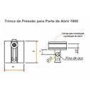 Ver imagem 3 de Trinco de Pressão para Porta de Vidro 8 a 10mm Branco