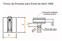 Ver imagem 3 de Trinco de Pressão para Porta de Vidro 8 a 10mm Branco