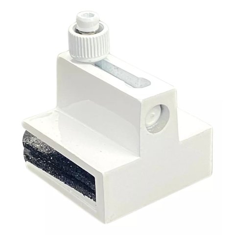 Trinco de Pressão para Porta de Vidro 8 a 10mm Branco