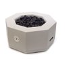 Lareira a Gás para Área Externa Fire Pit Cimentício Octogon - K3 Imports - 3