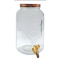 Suqueira rose gold em vidro 3l - 1