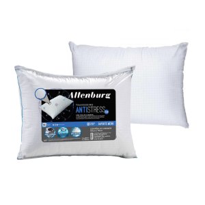 Travesseiro Antistress Tech Altenburg Suporte Médio Fios de Carbono Branco