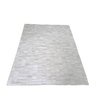 Tapete de Couro Natural Branco em Tiras 2,00 X 1,50 M - 1