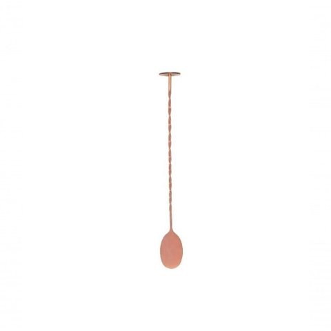 Colher Bailarina Bronze em Aço Inox com Disco Macerador 25cm 6151 - Mimo Style