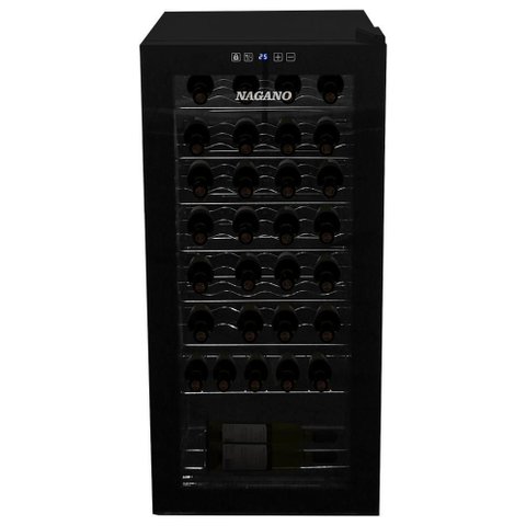 Adega de Vinhos Climatizada 32 Garrafas 94 L Display Digital 220v
