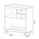 Ver imagem 6 de Buffet Aparador 4000 Nature com Off White - Moveis Jb