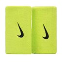 Ver imagem 1 de Munhequeira Nike Doublewide Verde e Preto - 1 Par