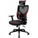 Ver imagem 2 de Cadeira Ergonomica Yama1 Preta/Vermelha THUNDERX3
