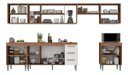 Ver imagem 3 de Cozinha Completa Modulada Jaguar 340cm Premium com Aéreo e Balcão - Aéreo Madeirada/Branca